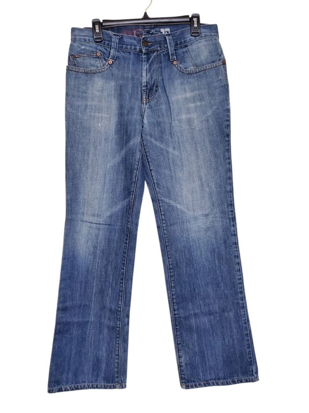 Joe's Jeans Harper Dark Blue Men's Distressed 100% Cotton Bootcut Jeans Sz 33x33